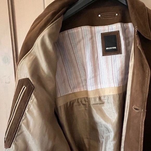 Milestone mens or womens brown suede jacket good condition - Picture 8 of 16